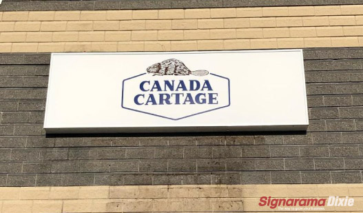 lightbox as storefront sign