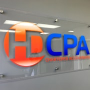 acrylic vinyl signage
