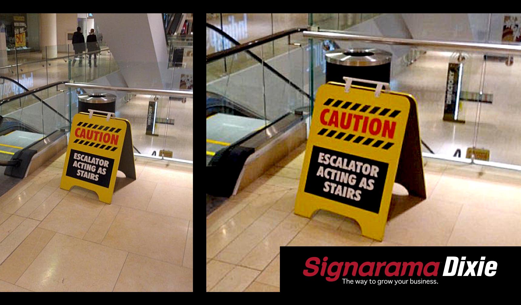 caution wet floor sign