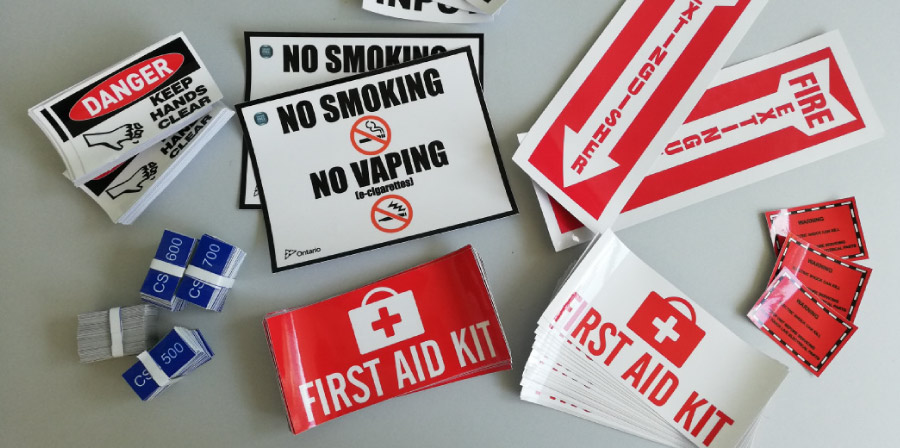 safety sings & decals