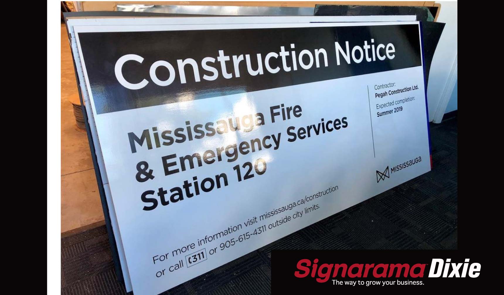 Construction Sign Canada